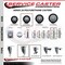 Service Caster 35 Inch Black Polyurethane Wheel Swivel 58 Inch Threaded Stem Caster with Brake SCC SCC-TS20S3514-PPUB-BLK-TLB-58212 - alternate 4